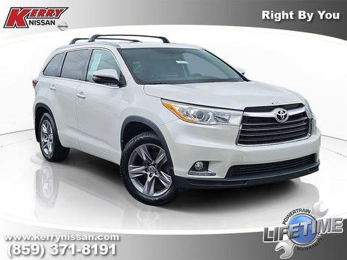 Silver Sky Metallic 2016 Toyota Highlander Limited