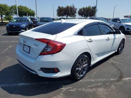 Platinum White Pearl 2021 Honda Civic EX-L