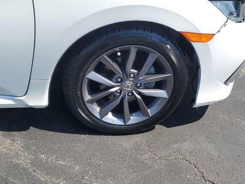 Platinum White Pearl 2021 Honda Civic EX-L