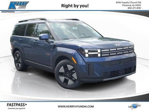 Atlantic Blue 2026 Hyundai SANTA FE HEV SEL