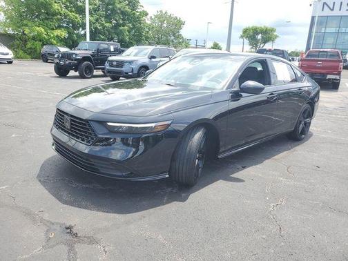 Black 2024 Honda Accord Hybrid Sport-L