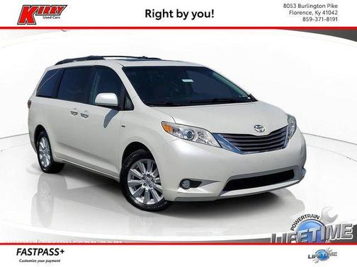 Blizzard Pearl 2017 Toyota Sienna XLE Premium