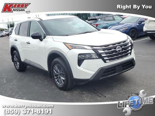 Glacier White 2025 Nissan Rogue S