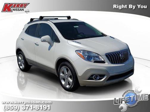 White Pearl Tri-Coat 2015 Buick Encore Leather