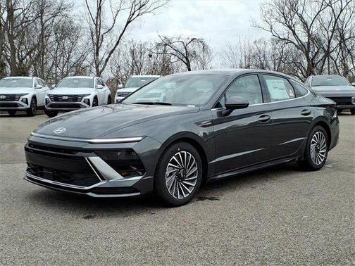 Portofino Gray 2026 Hyundai SONATA Hybrid SEL