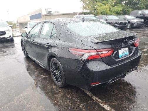 Midnight Black Metallic 2021 Toyota Camry SE Nightshade