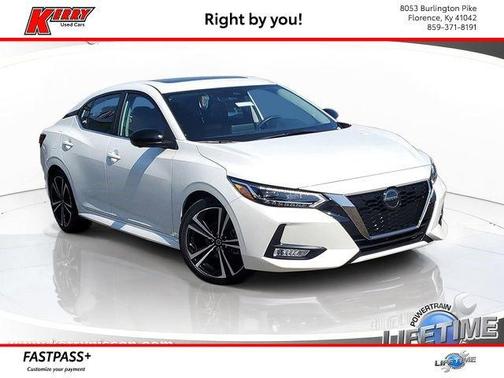 Aspen White 2023 Nissan Sentra SR
