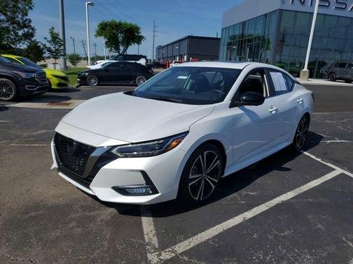 Aspen White 2023 Nissan Sentra SR