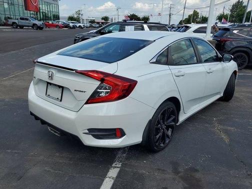 Platinum White Pearl 2021 Honda Civic Sport