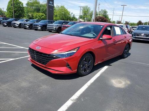 Calypso Red 2021 Hyundai ELANTRA SEL