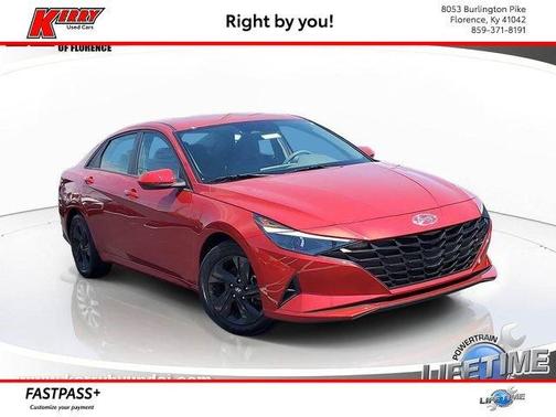 Calypso Red 2021 Hyundai ELANTRA SEL