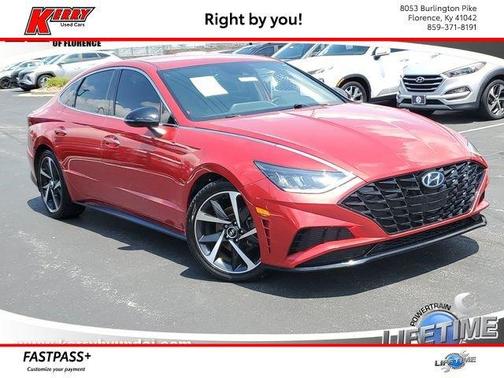 Calypso Red 2021 Hyundai SONATA SEL Plus