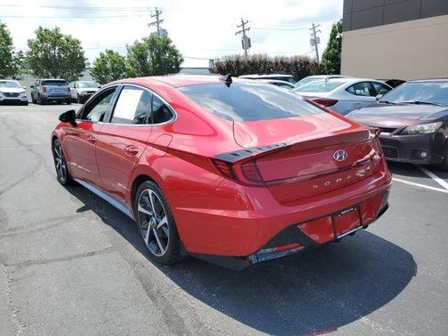 Calypso Red 2021 Hyundai SONATA SEL Plus