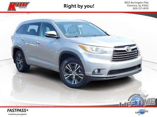 Silver Sky Metallic 2016 Toyota Highlander XLE