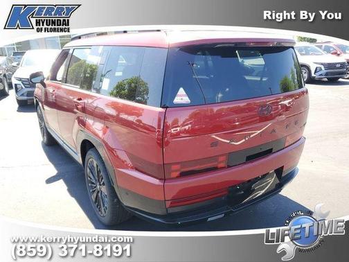 Red 2026 Hyundai SANTA FE HEV Calligraphy