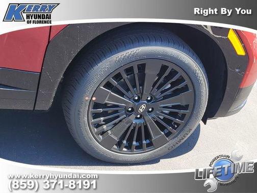 Red 2026 Hyundai SANTA FE HEV Calligraphy
