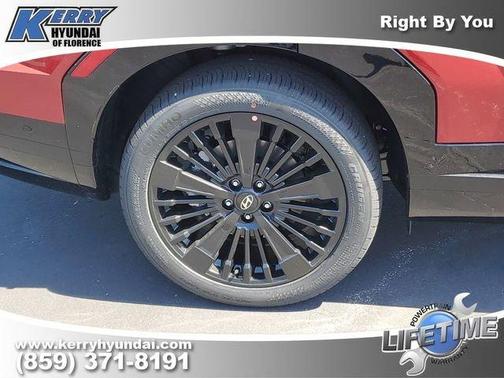 Red 2026 Hyundai SANTA FE HEV Calligraphy