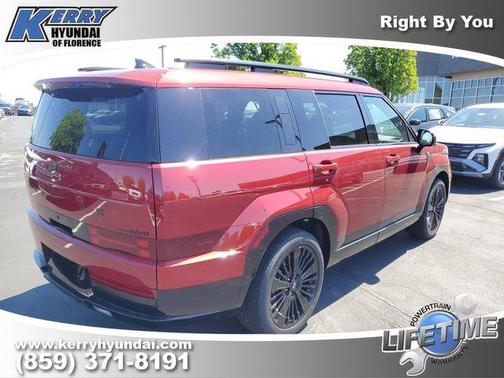 Red 2026 Hyundai SANTA FE HEV Calligraphy