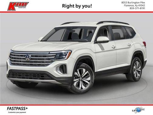 Deep Black Pearl Effect 2024 Volkswagen Atlas 2.0T Peak Edition SE w/Technology