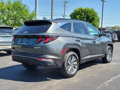Amazon Gray 2024 Hyundai TUCSON Hybrid Blue
