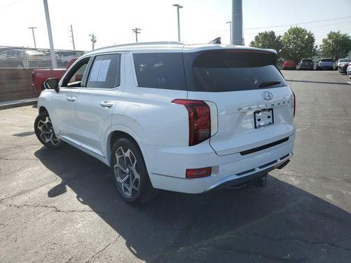 Hyper White 2021 Hyundai PALISADE Calligraphy