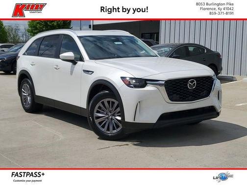 Rhodium White Premium 2025 Mazda CX-90 SE