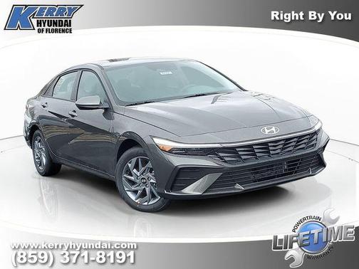 Amazon Gray 2026 Hyundai ELANTRA HEV Blue