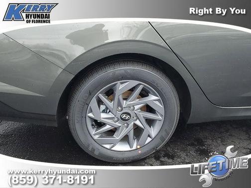 Amazon Gray 2026 Hyundai ELANTRA HEV Blue