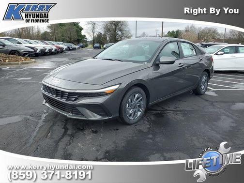 Amazon Gray 2026 Hyundai ELANTRA HEV Blue