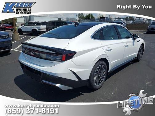 White 2026 Hyundai SONATA Hybrid SEL