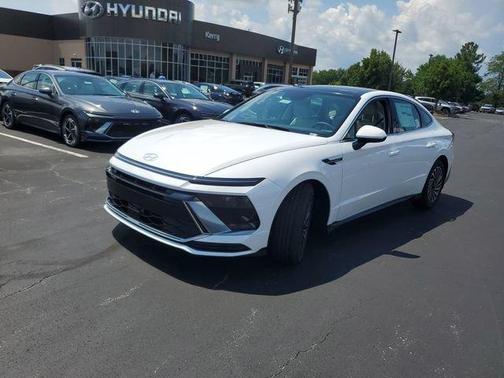 White 2026 Hyundai SONATA Hybrid SEL