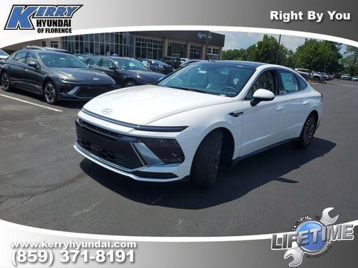 White 2026 Hyundai SONATA Hybrid SEL