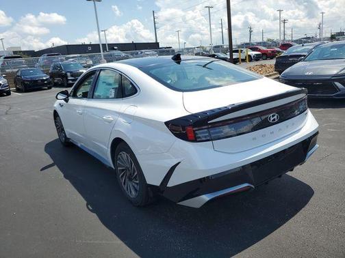 White 2026 Hyundai SONATA Hybrid SEL