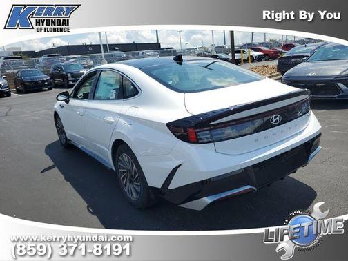 White 2026 Hyundai SONATA Hybrid SEL