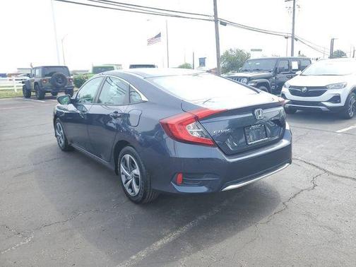 Cosmic Blue Metallic 2019 Honda Civic LX