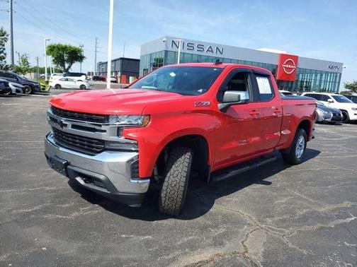 Red 2019 Chevrolet Silverado 1500 LT