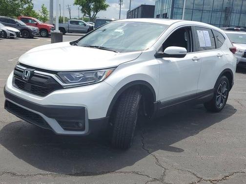 Platinum White Pearl 2021 Honda CR-V EX