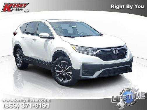 Platinum White Pearl 2021 Honda CR-V EX