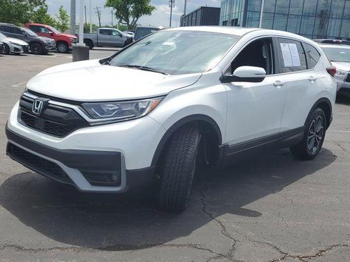 Platinum White Pearl 2021 Honda CR-V EX
