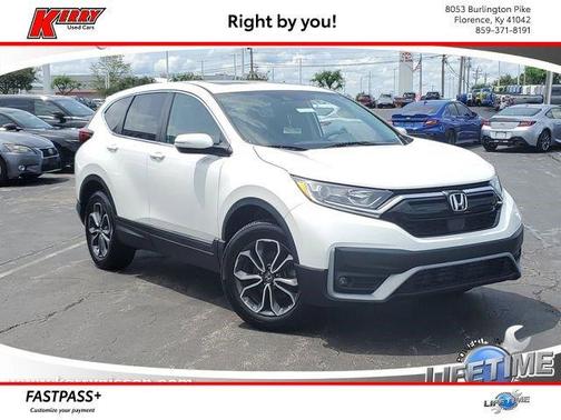 Platinum White Pearl 2021 Honda CR-V EX