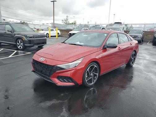 Scarlet Red Pearl 2023 Hyundai ELANTRA N Line