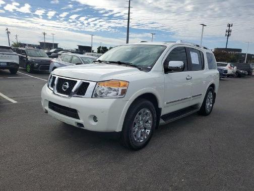 Pearl White 2015 Nissan Armada Platinum