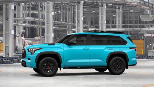 Teal 2026 Toyota Sequoia TRD Pro