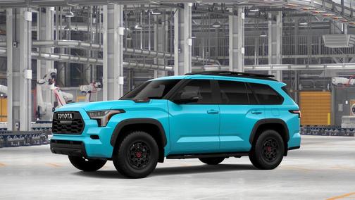 Teal 2026 Toyota Sequoia TRD Pro