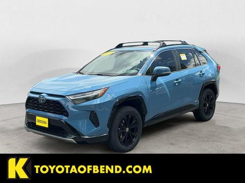Cavalry Blue 2024 Toyota RAV4 Hybrid SE