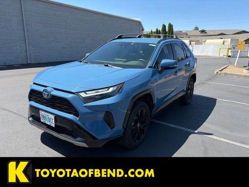 Cavalry Blue 2024 Toyota RAV4 Hybrid SE