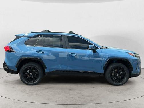 Cavalry Blue 2024 Toyota RAV4 Hybrid SE