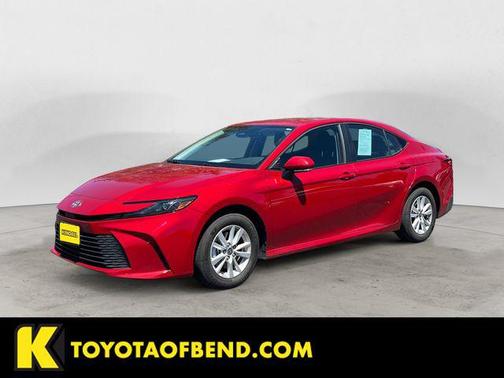 Supersonic Red 2025 Toyota Camry LE