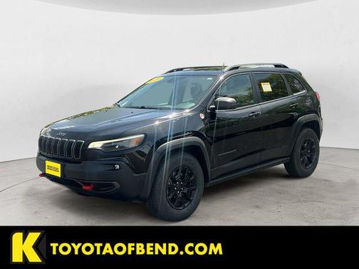 Diamond Black Crystal Pearlcoat 2019 Jeep Cherokee Trailhawk Elite