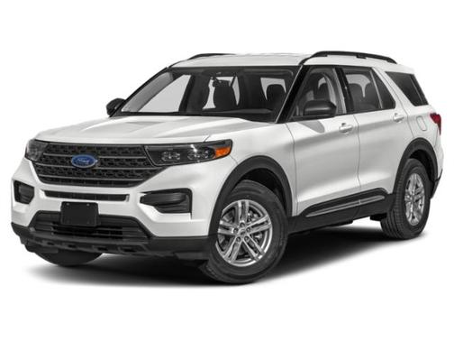 Oxford White 2023 Ford Explorer XLT